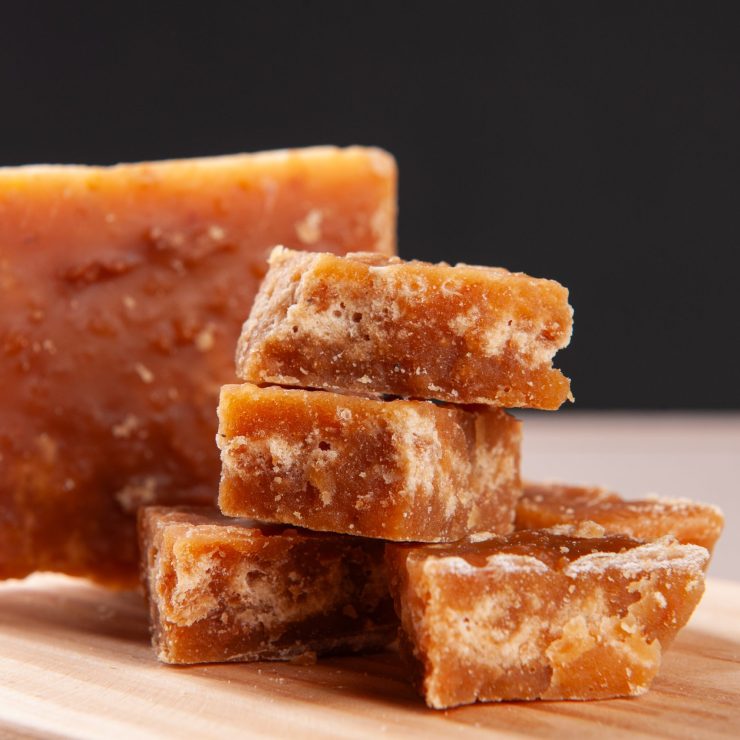 Typical sweet from northeastern Brazil made from sugar cane called Rapadura.